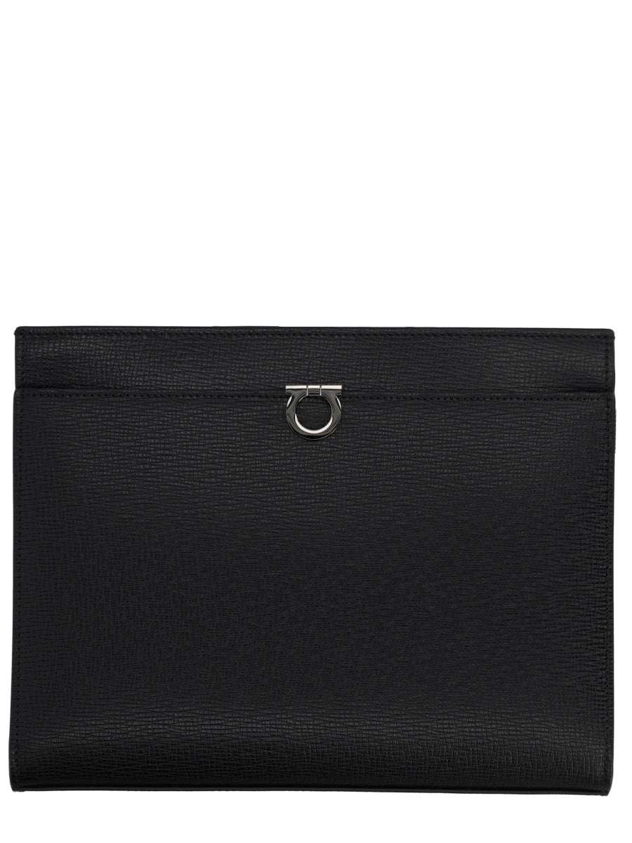 Ferragamo Men Pochette "Gancini" FERRAGAMO