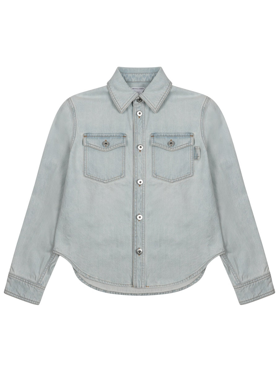 Bottega Veneta Women "Extra Bleach" Denim Shirt BOTTEGA VENETA