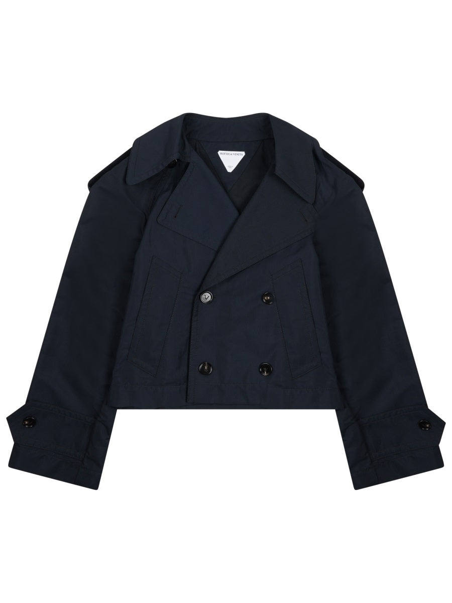 Bottega Veneta Women Cotton Trench Jacket BOTTEGA VENETA