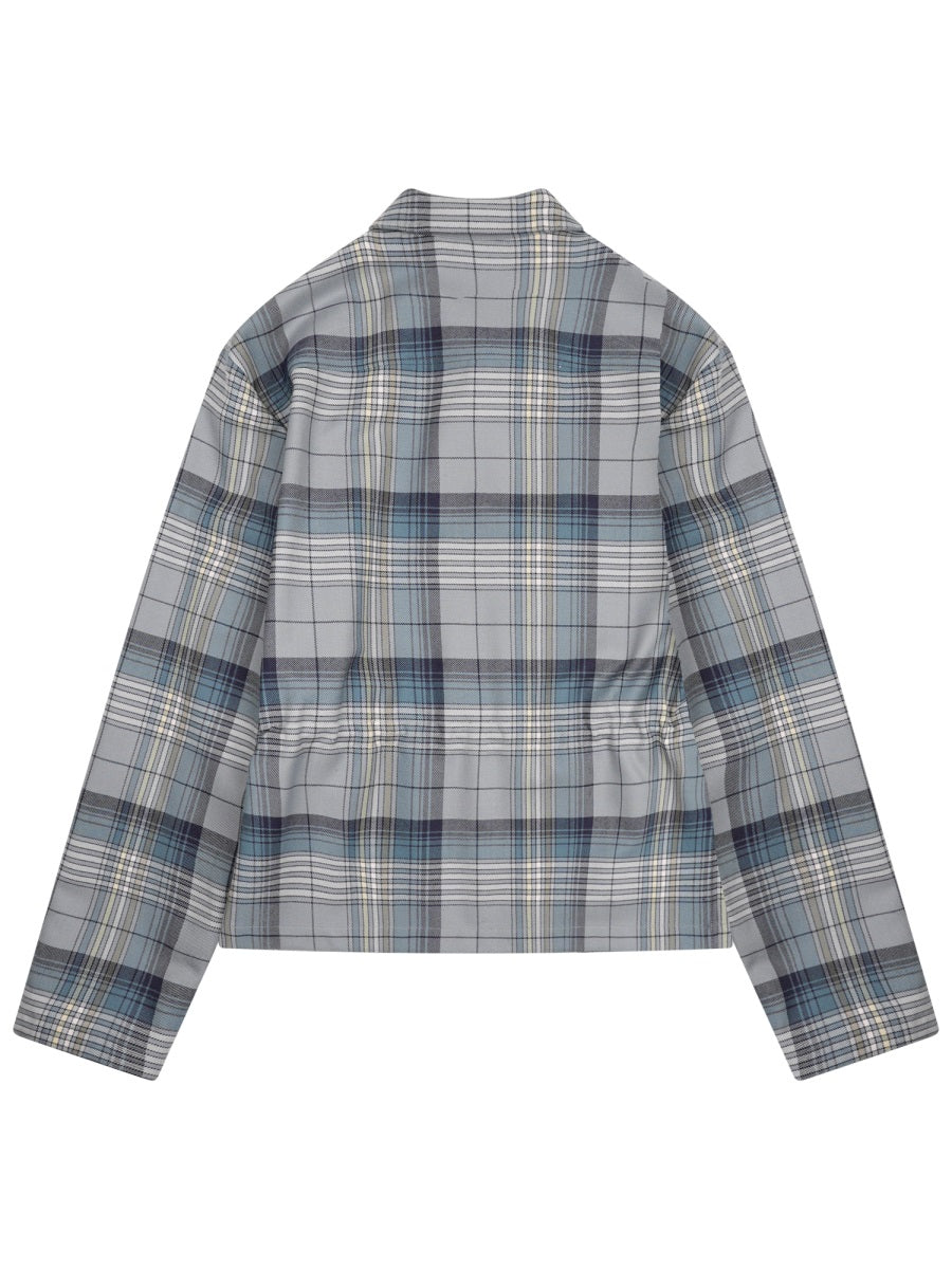 Dior Men Zippered "Check" Shirt CHRISTIAN DIOR