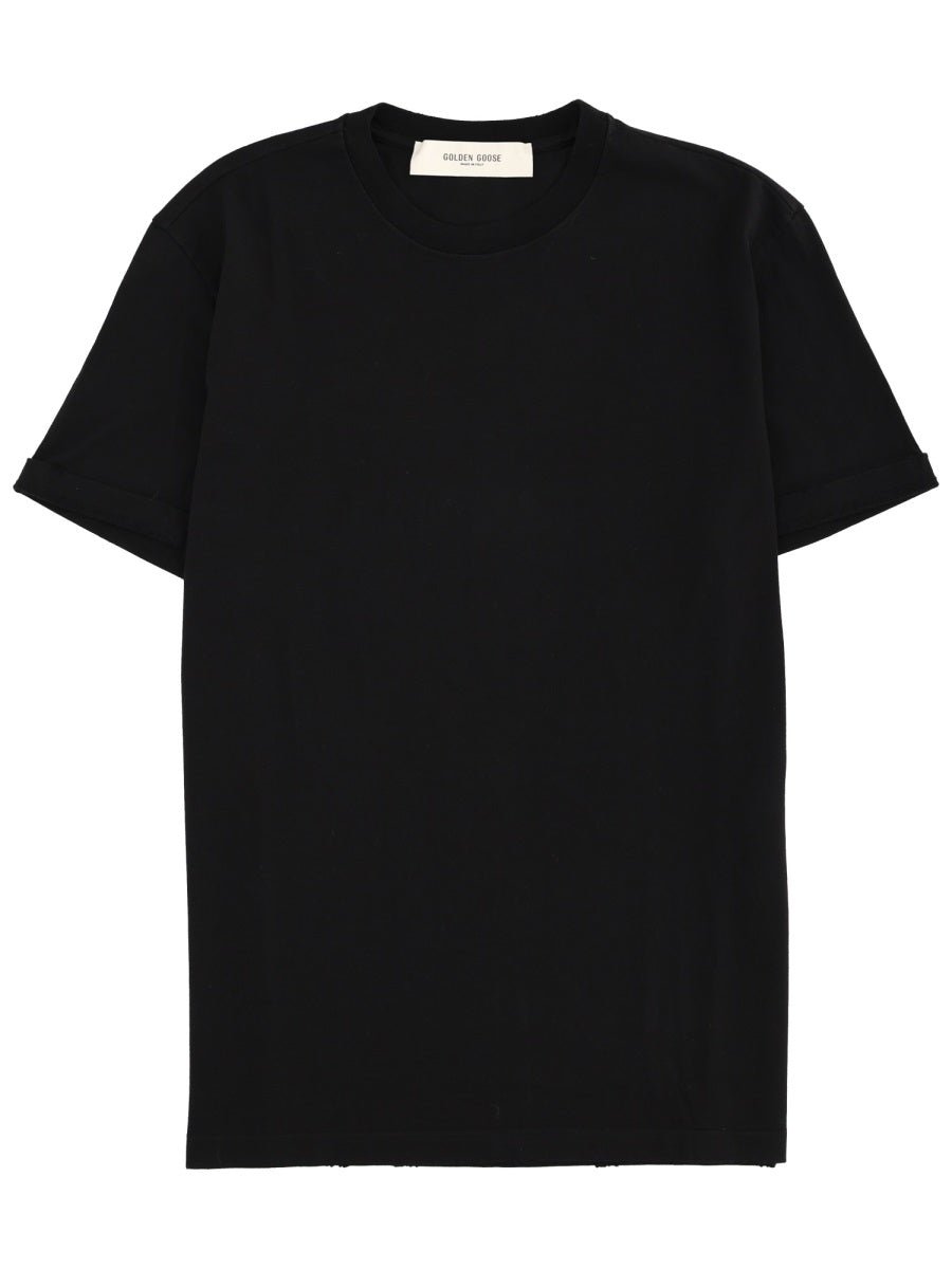Golden Goose Men Logo Print T-Shirt GOLDEN GOOSE