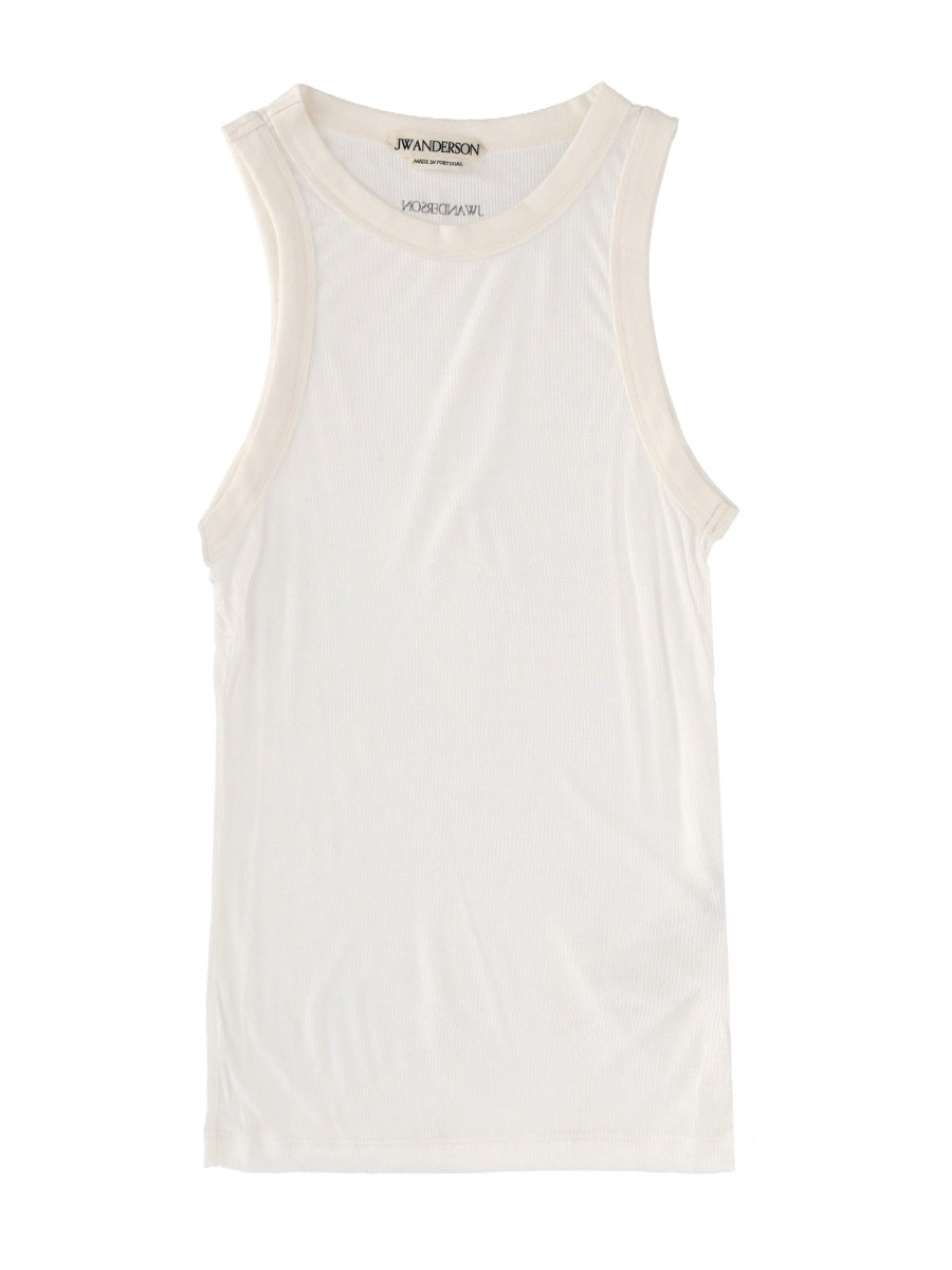 Jw Anderson Women Tank Top With Logo J.W. ANDERSON