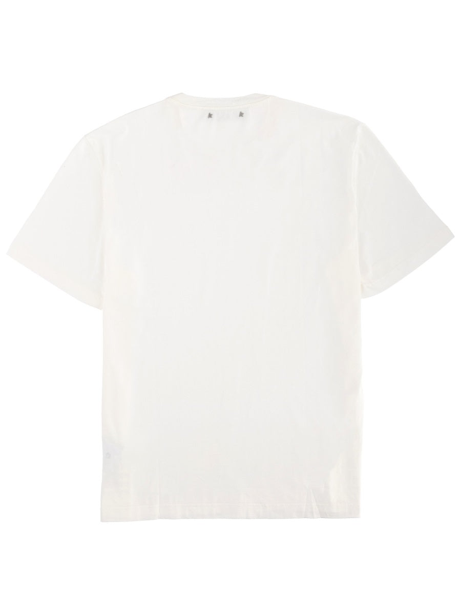 Golden Goose Men Logo Print T-Shirt GOLDEN GOOSE