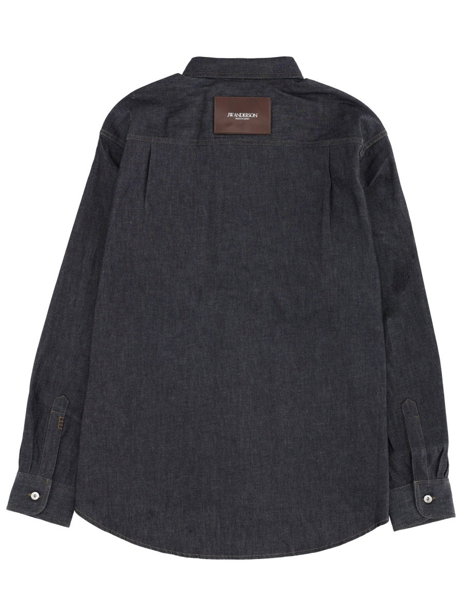 Jw Anderson Men Denim Shirt J.W. ANDERSON
