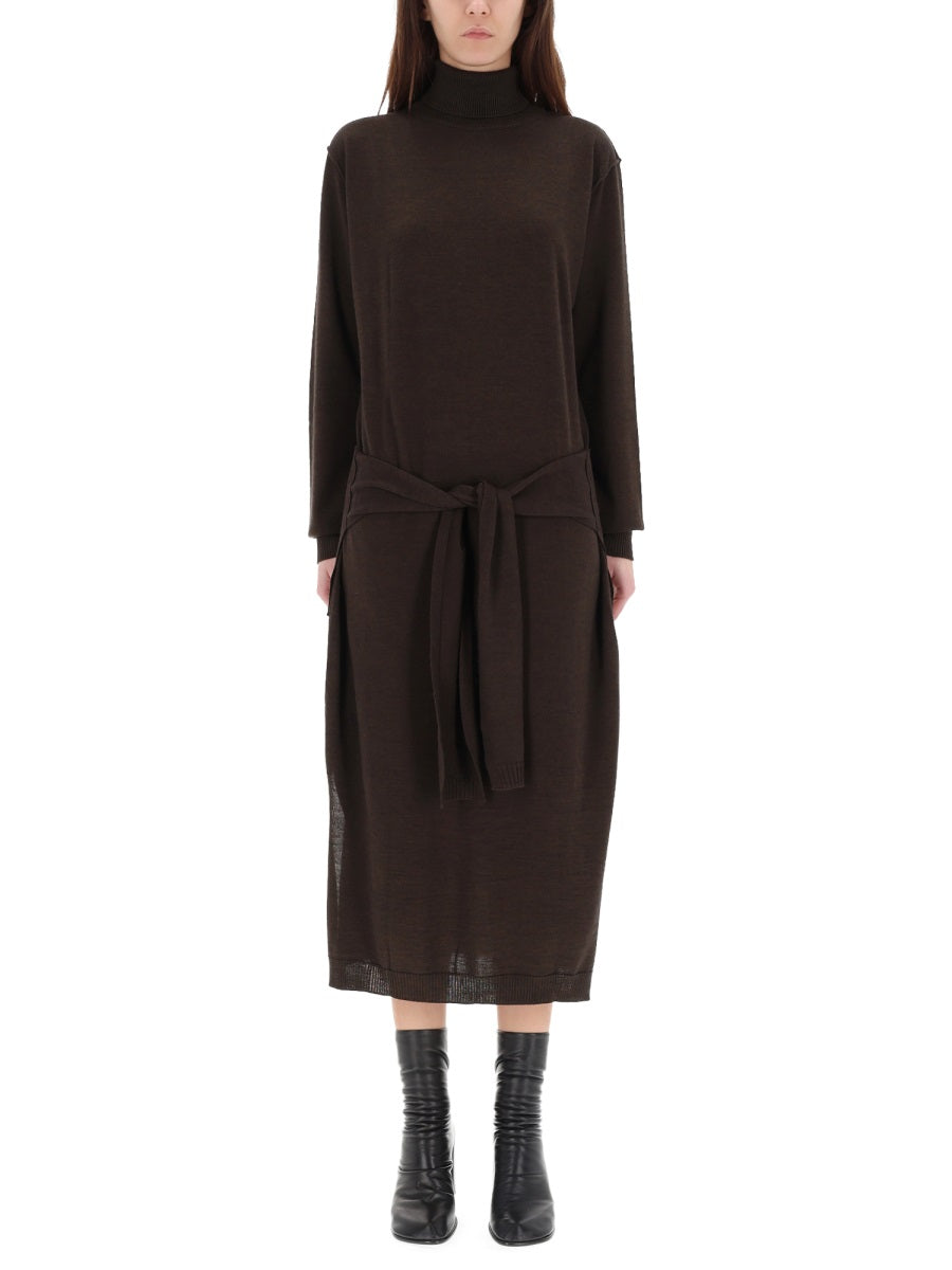 Lemaire Women "Trompe L'oeil" Midi Dress LEMAIRE