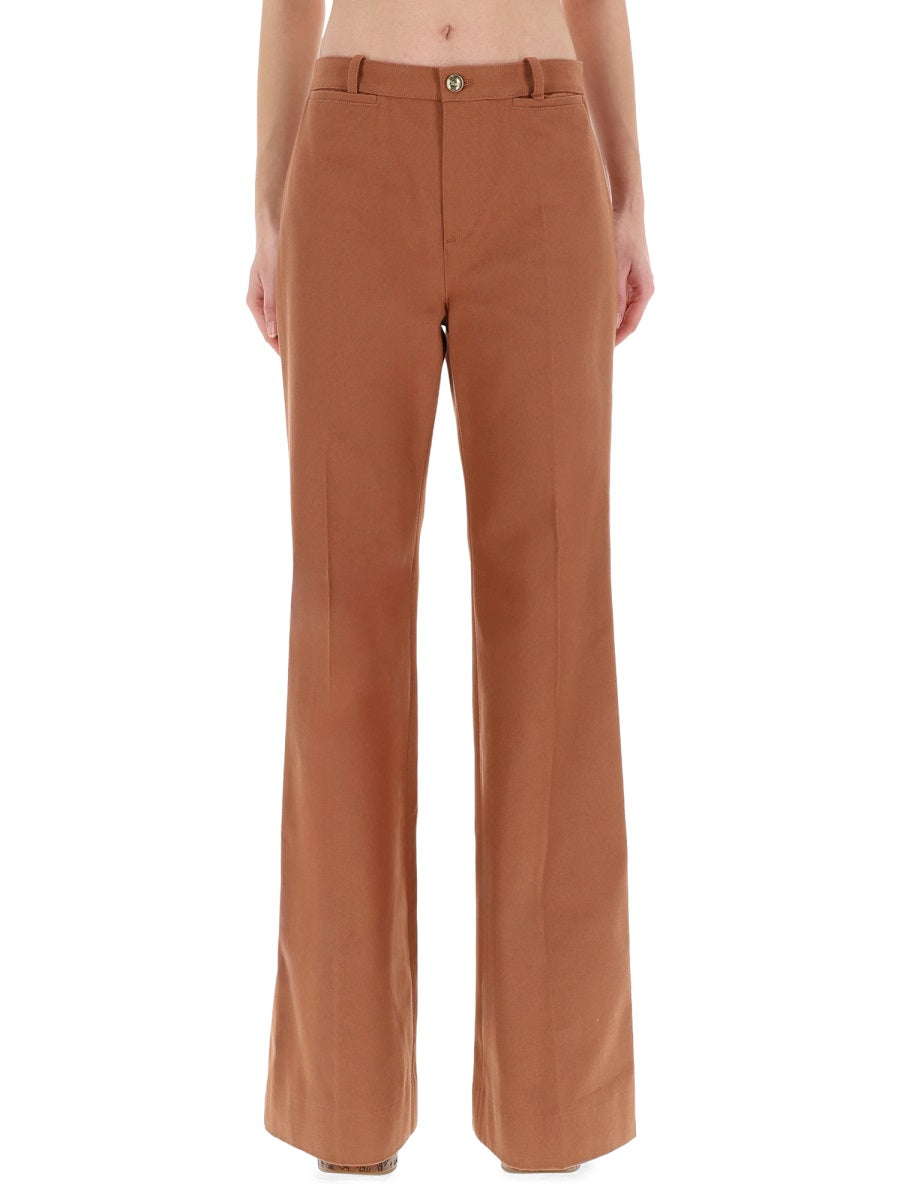 Chloé Women Flared Pants