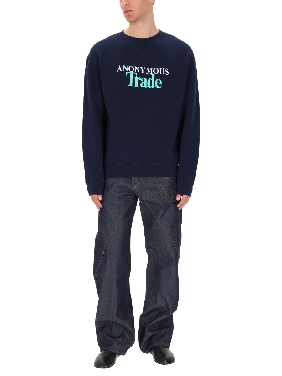 Jw Anderson Men "Anonymous Trade" Sweatshirt J.W. ANDERSON
