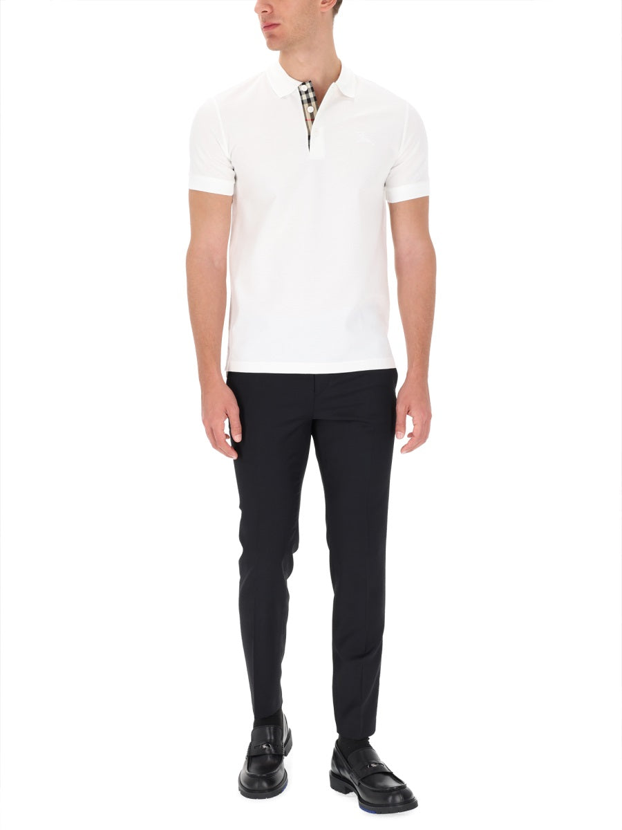 Burberry Men Polo With Logo BURBERRY
