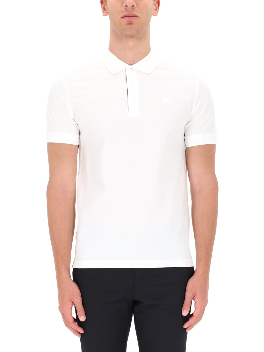 Burberry Men Polo With Logo BURBERRY