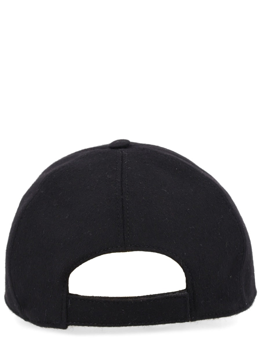 Fendi Men Wool And Cashmere Baseball Hat FENDI