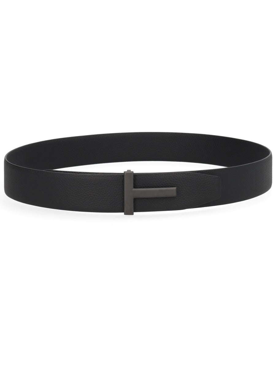 Tom Ford Men Cintura Con Fibbia "T" TOM FORD