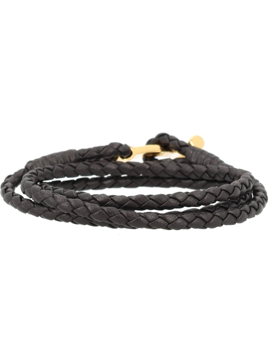 Tom Ford Men Bracciale In Pelle Intrecciata TOM FORD