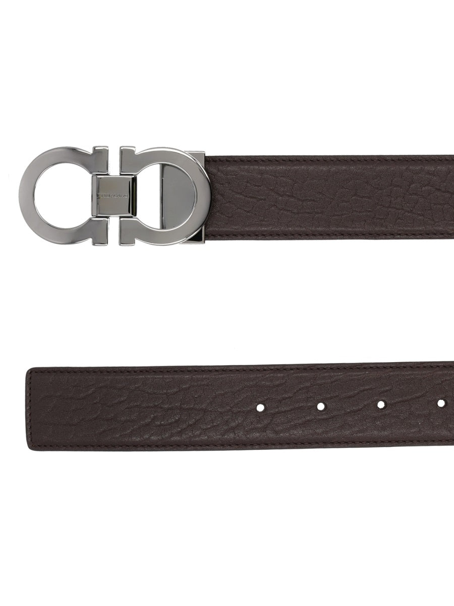 Ferragamo Men "Double Hooks" Belt FERRAGAMO