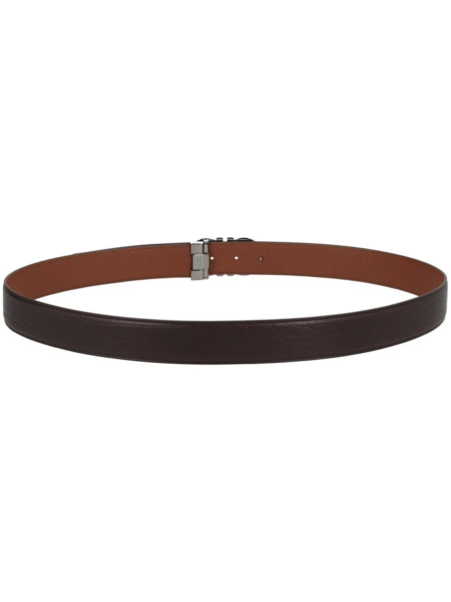 Ferragamo Men "Double Hooks" Belt FERRAGAMO