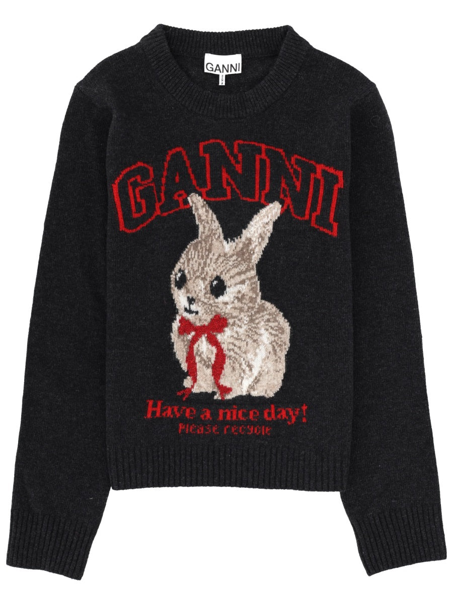 Ganni Women Wool Jersey. GANNI