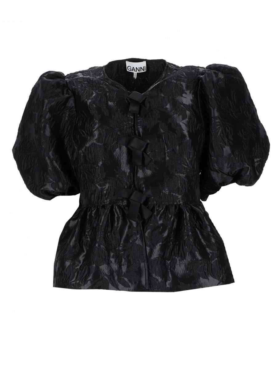 Ganni Women Top "Peplum" GANNI