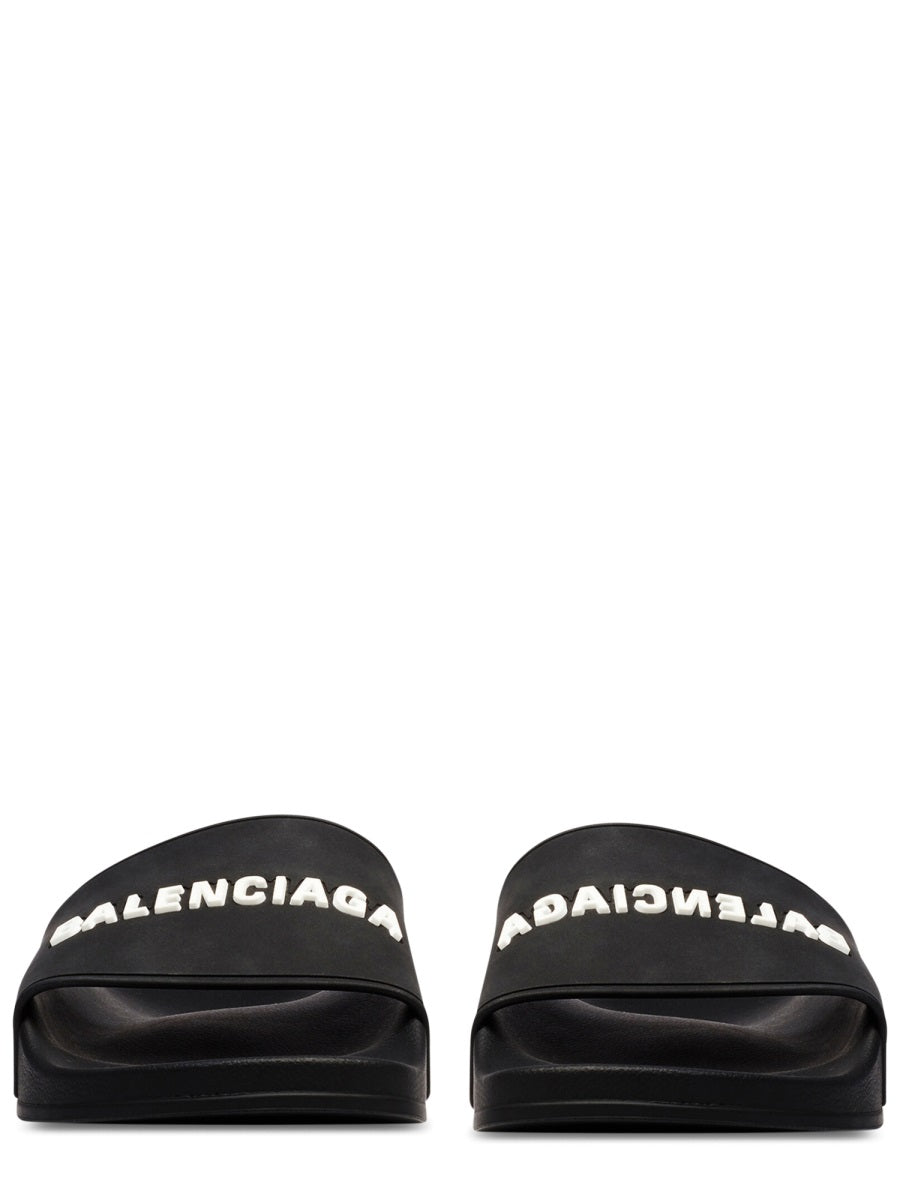 Balenciaga Men Slip-On Sandal With Logo BALENCIAGA