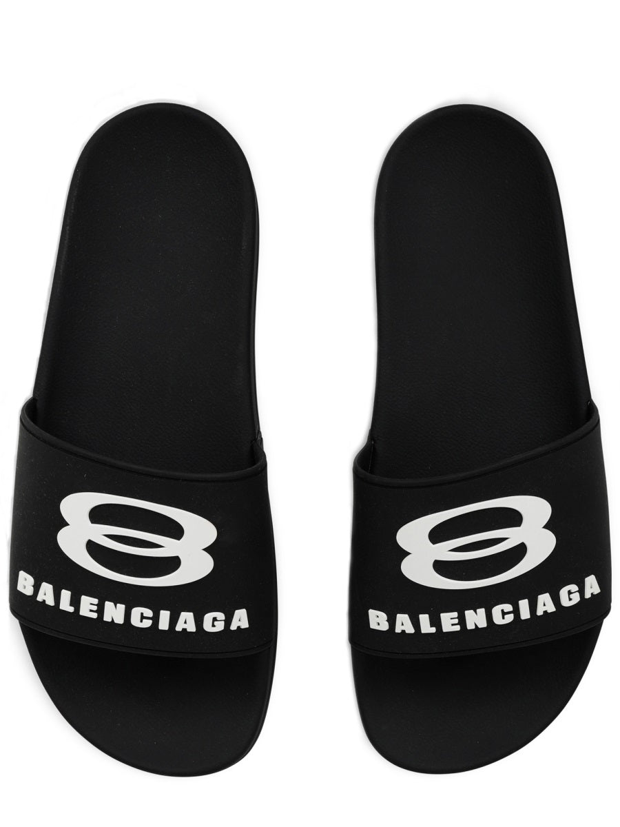 Balenciaga Men Slip-On Sandal With Logo BALENCIAGA
