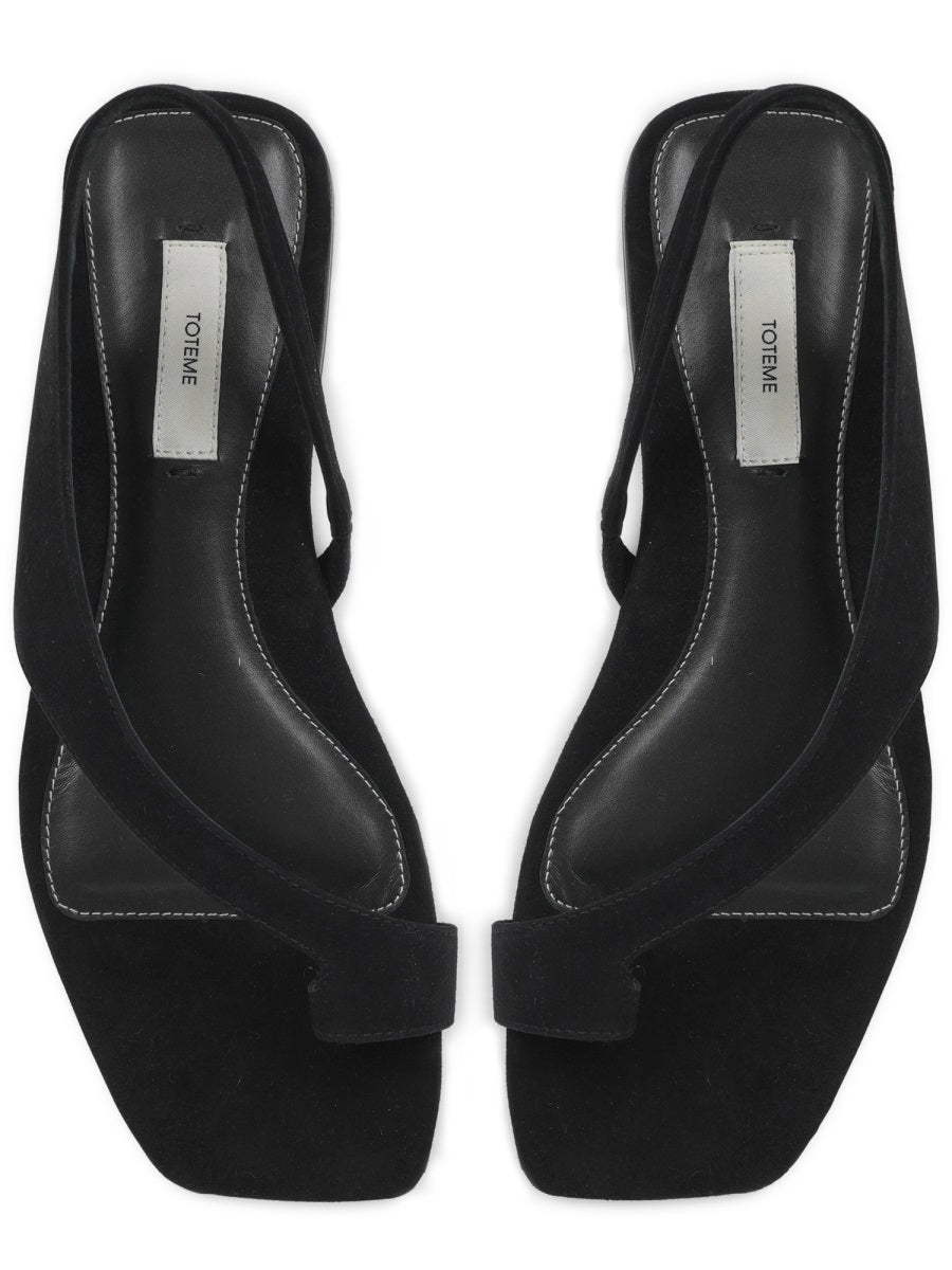 Toteme Women Suede Sandal TOTEME