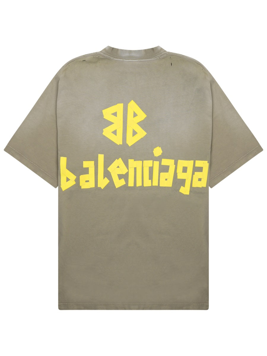 Balenciaga Women "Tape Type" T-Shirt BALENCIAGA