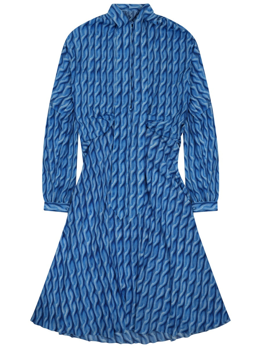 Balenciaga Women Midi Dress With Print BALENCIAGA