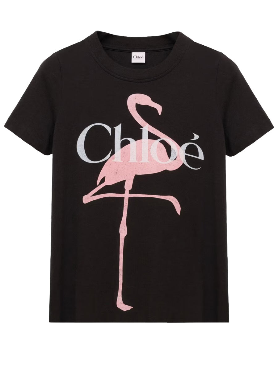 Chloé Women T-Shirt With Logo CHLOE
