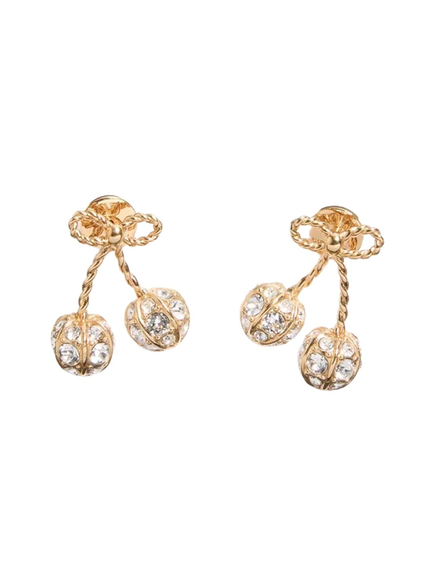 Valentino Garavani Women "Cherryfic" Earrings With Rhinestones VALENTINO GARAVANI