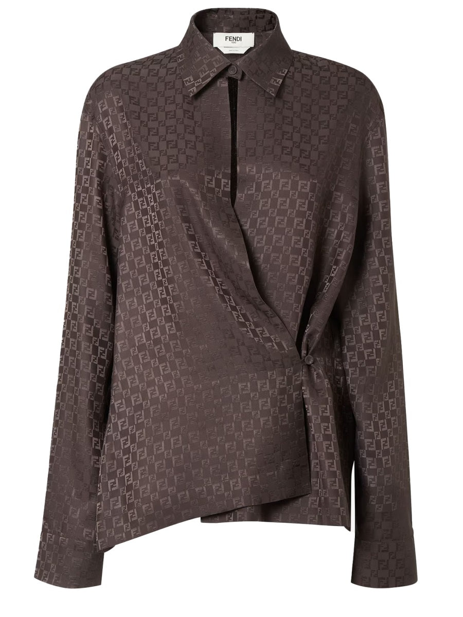 Fendi Women Ff Jacquard Shirt FENDI