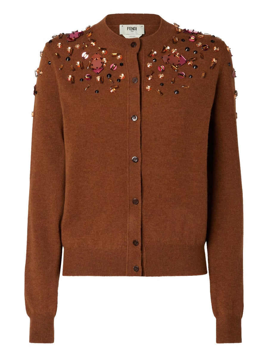Fendi Women Sequined Cardigan FENDI