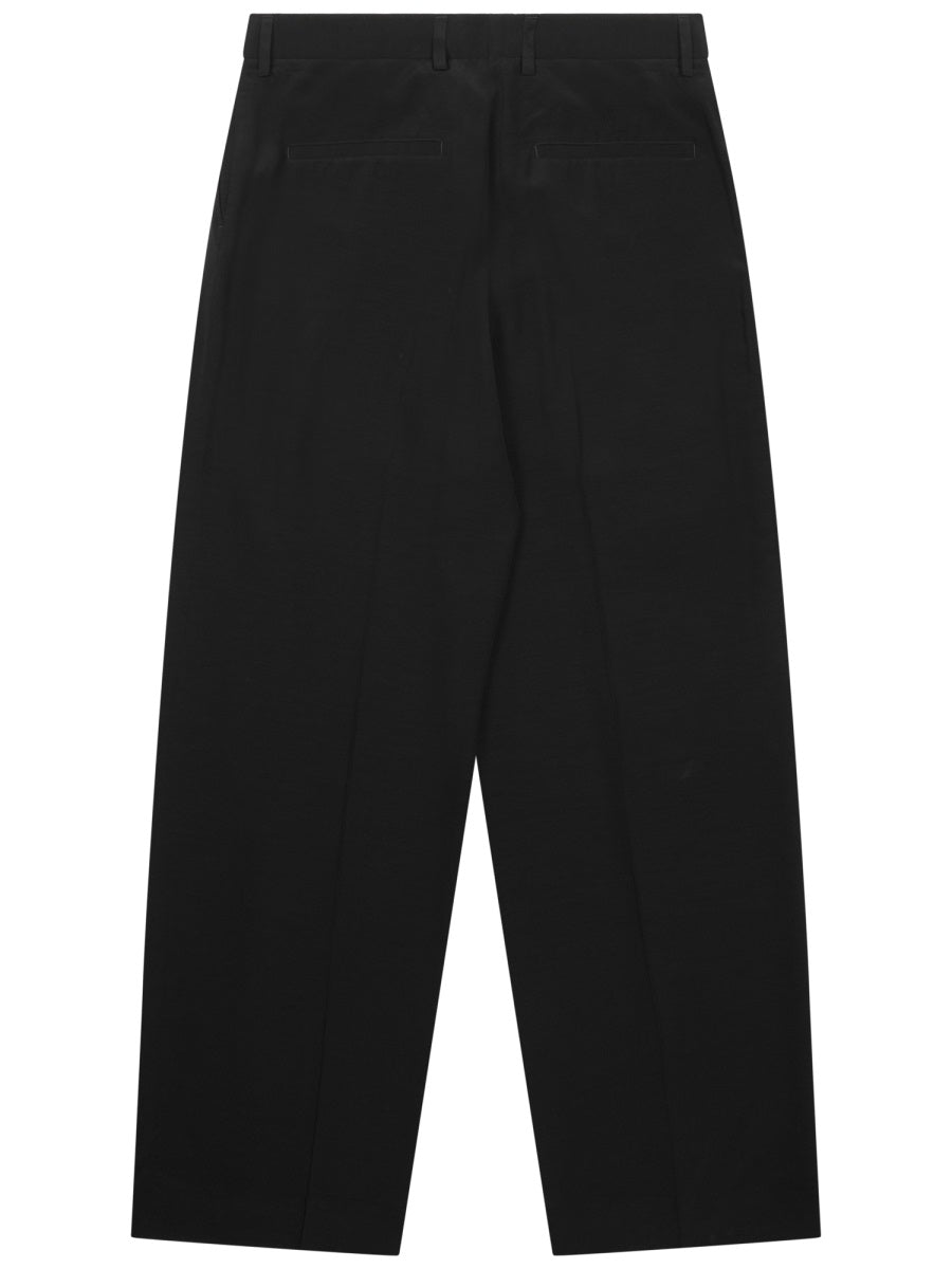 Toteme Women Straight Pants With Pleats TOTEME
