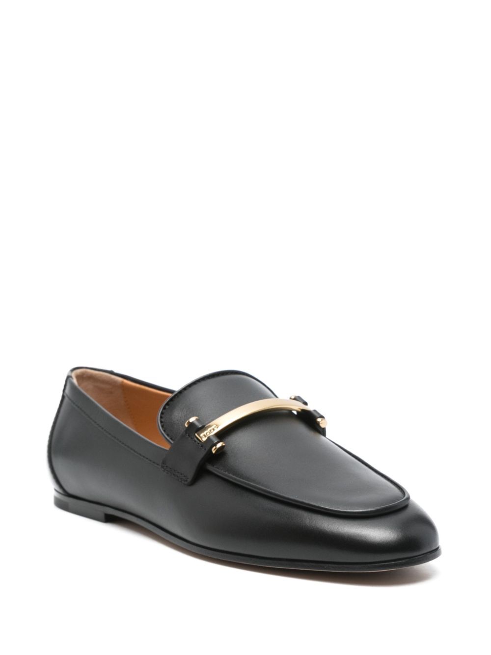 Tod's Women Branded Metal Bar Leather Loafers TOD'S