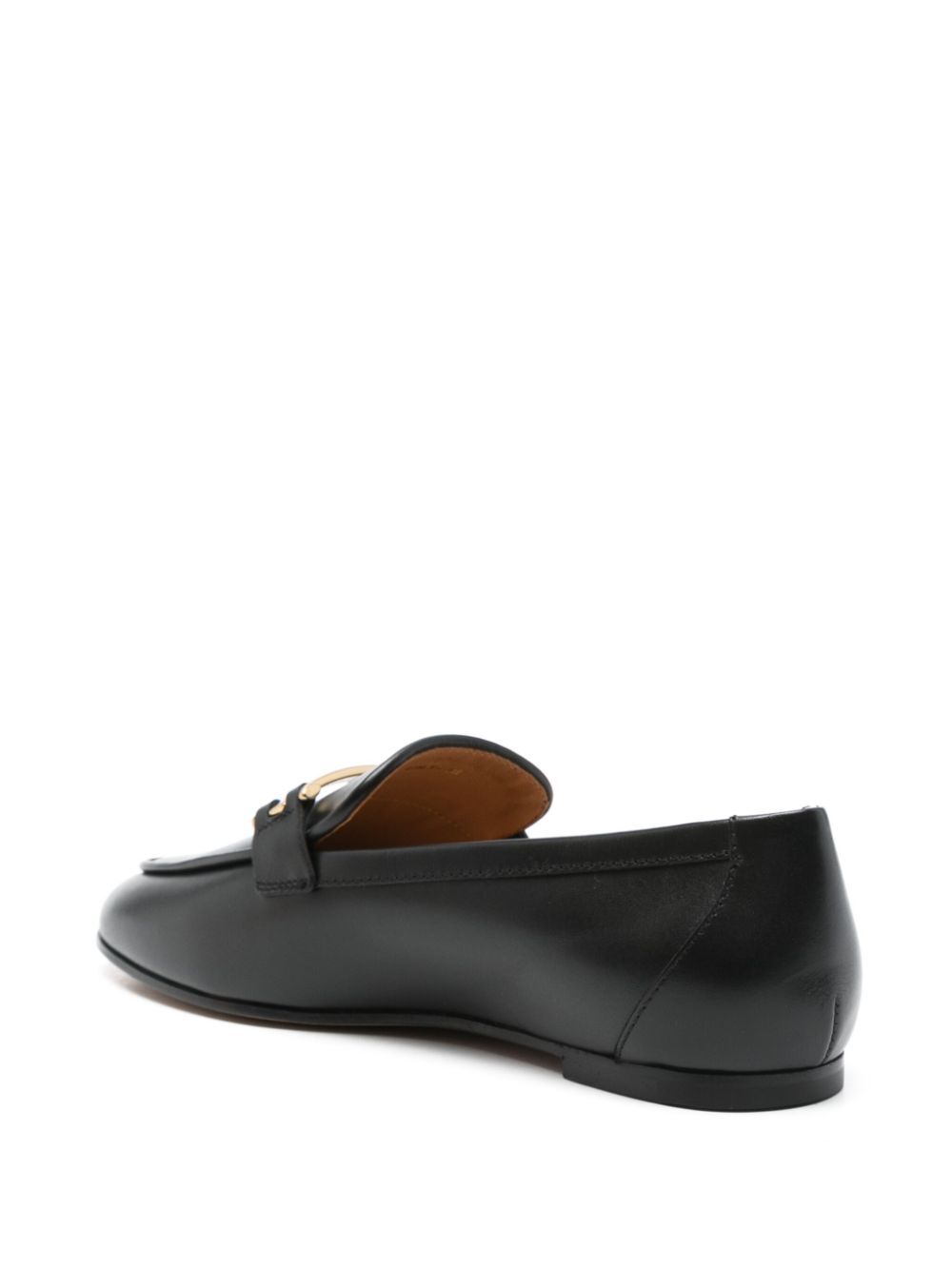 Tod's Women Branded Metal Bar Leather Loafers TOD'S
