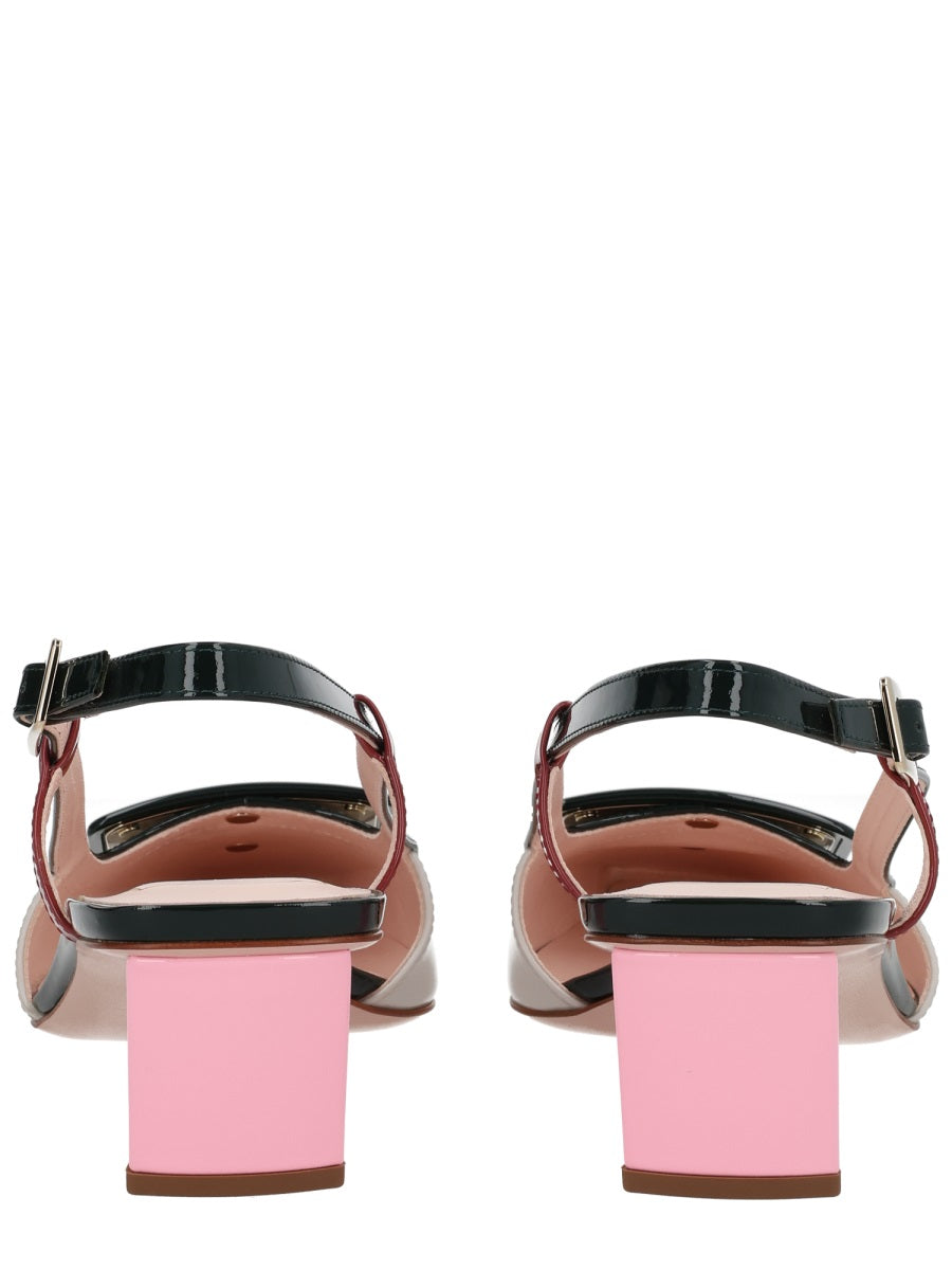 Roger Vivier Women "Lacquered" Slingback Pumps