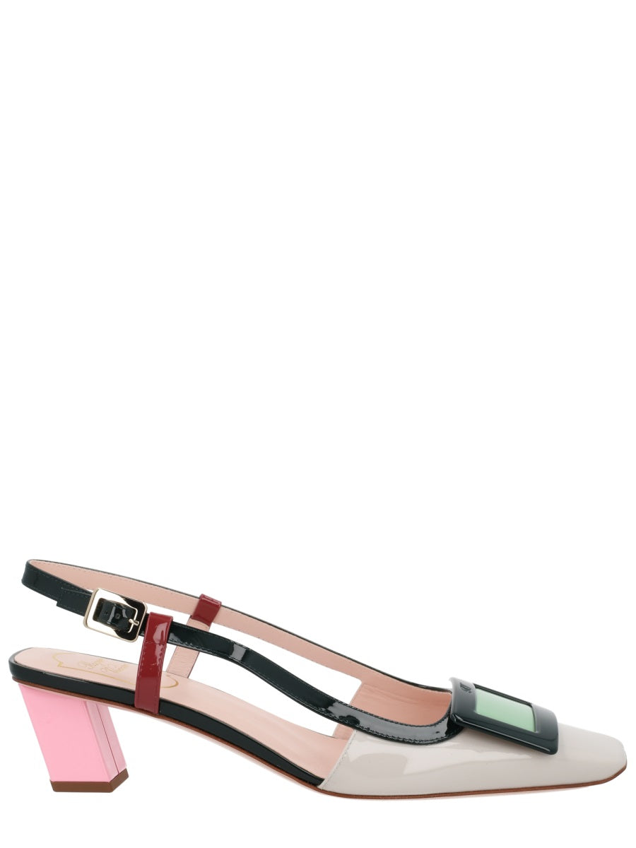 Roger Vivier Women "Lacquered" Slingback Pumps