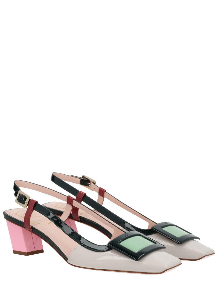 Roger Vivier Women "Lacquered" Slingback Pumps