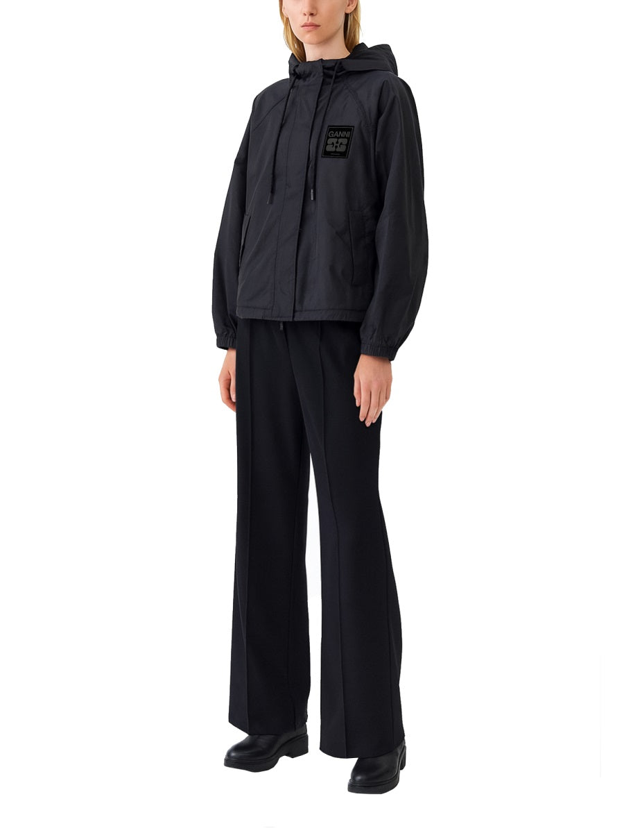 Ganni Women Giacca Con Logo GANNI