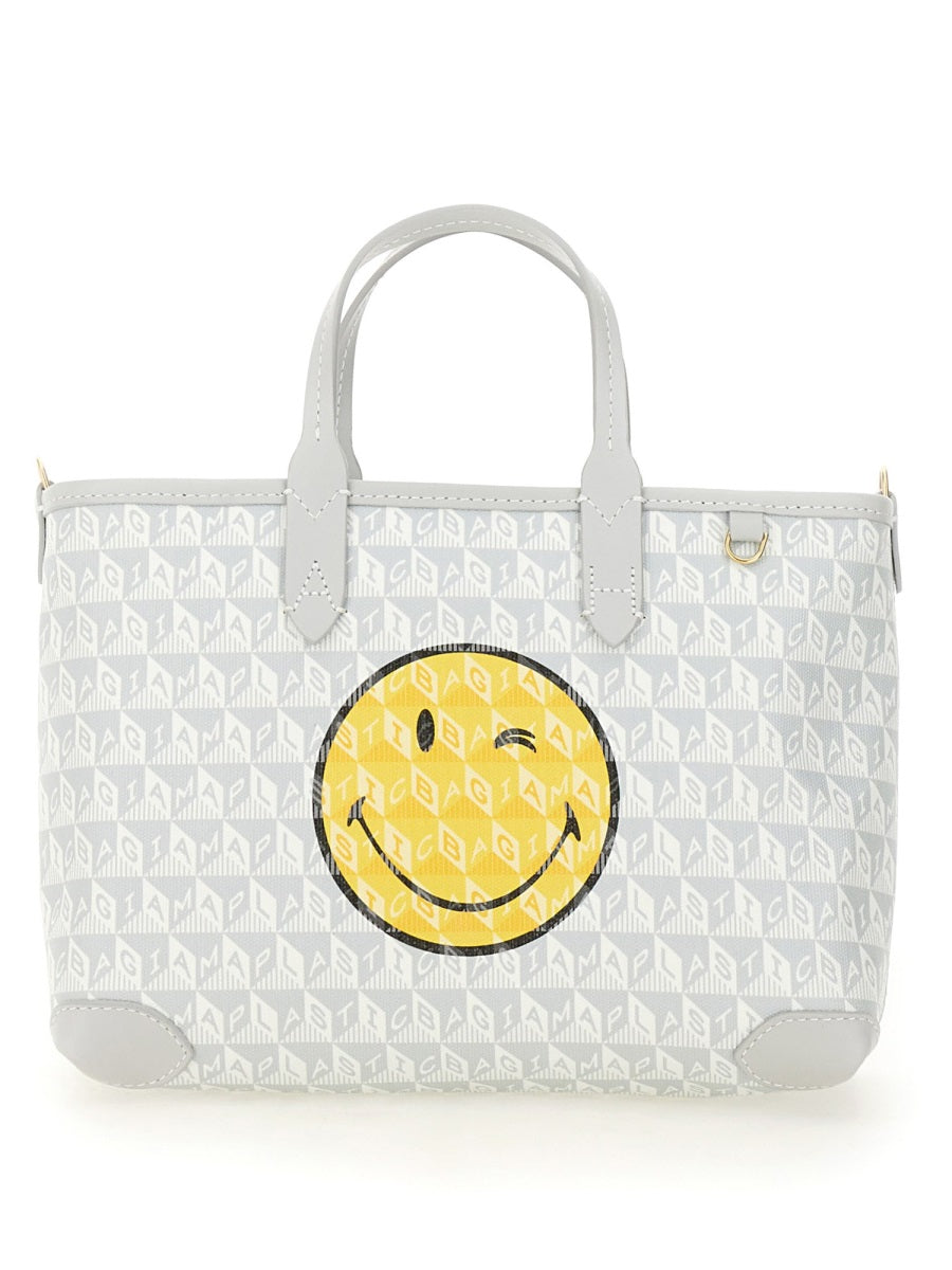 Anya Hindmarch Women "I Am A Plastic Bag Wink" Tote Bag Xs ANYA HINDMARCH