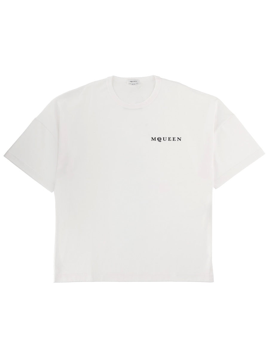 Alexander Mcqueen Men T-Shirt With Logo ALEXANDER MCQUEEN