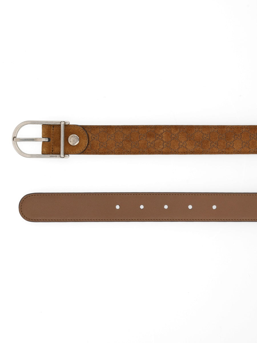 Gucci Men Reversible Leather Belt GUCCI