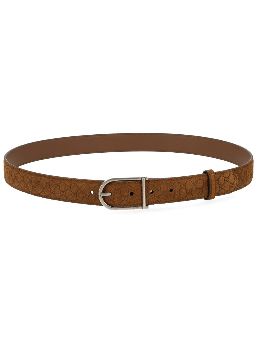 Gucci Men Reversible Leather Belt GUCCI