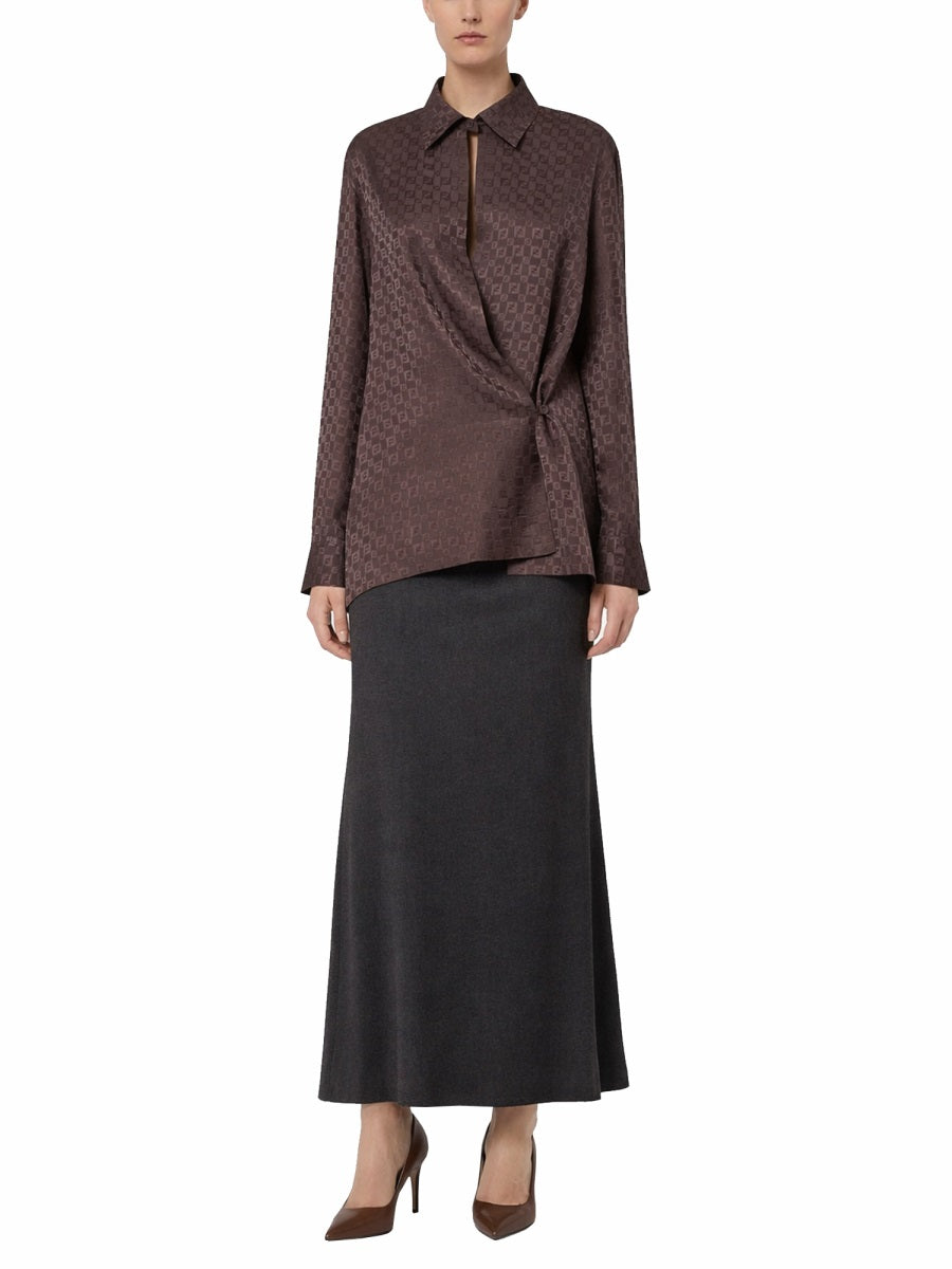 Fendi Women Ff Jacquard Shirt FENDI