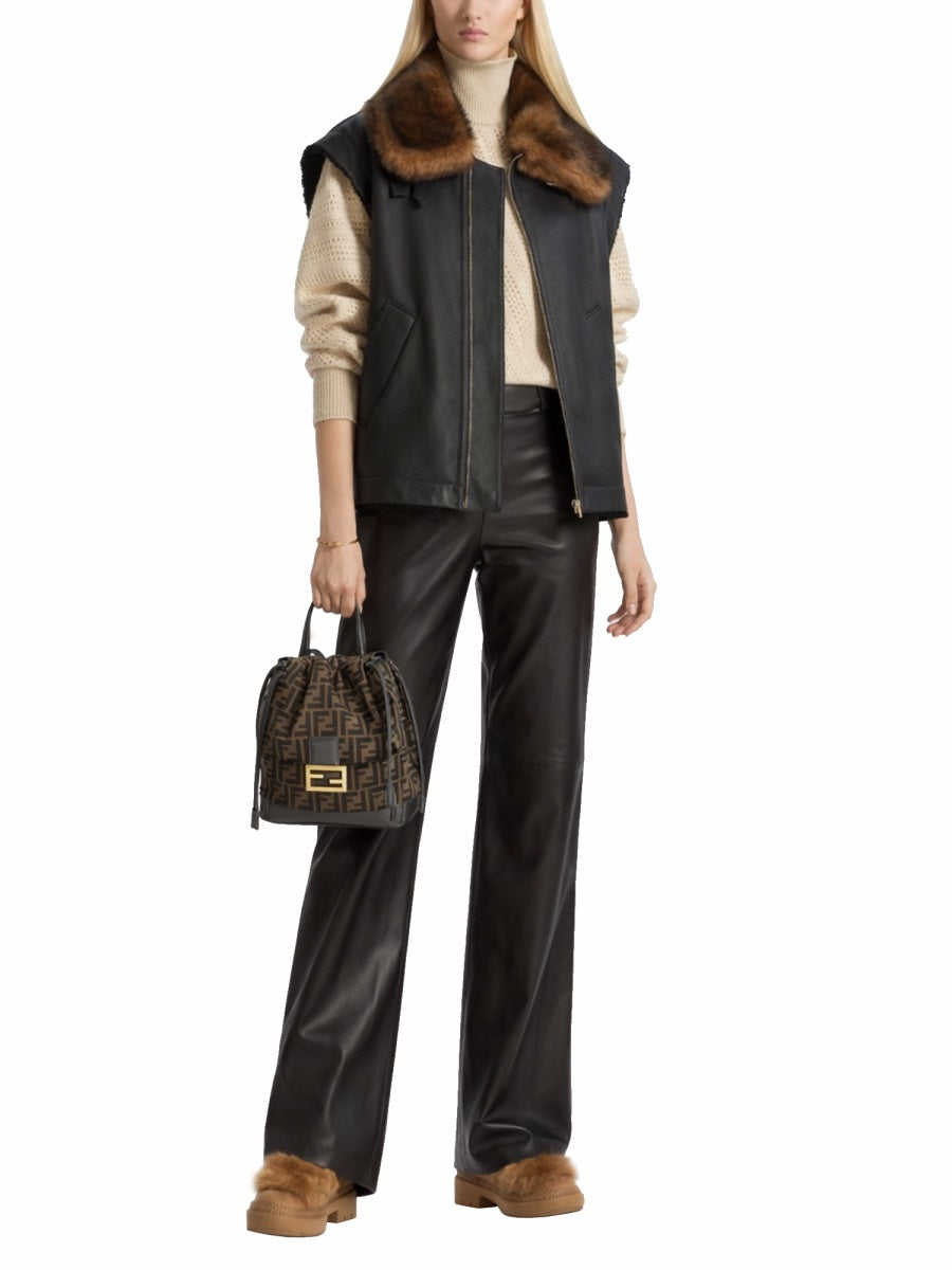 Fendi Women Sheepskin Fur Vest FENDI