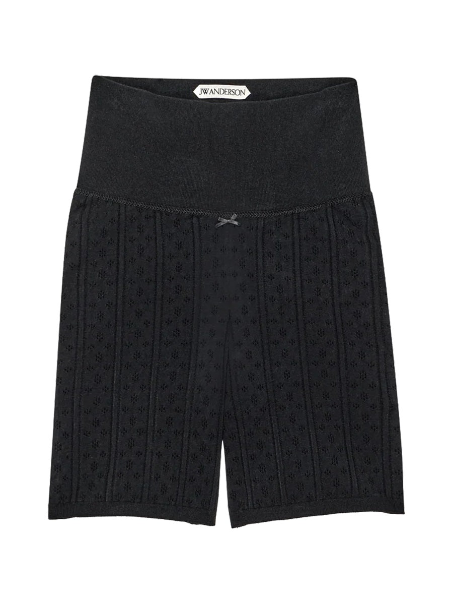 Jw Anderson Women Perforated Knit Shorts J.W. ANDERSON