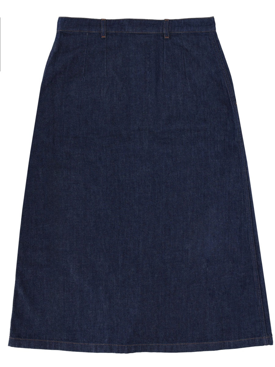 A.P.C. Women Denim Skirt With Buttons A.P.C.