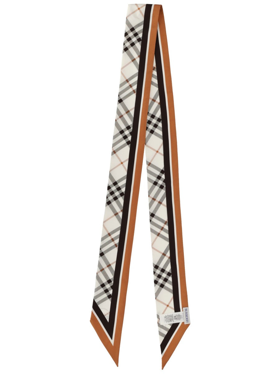 Burberry Women Thin "Check" Scarf BURBERRY