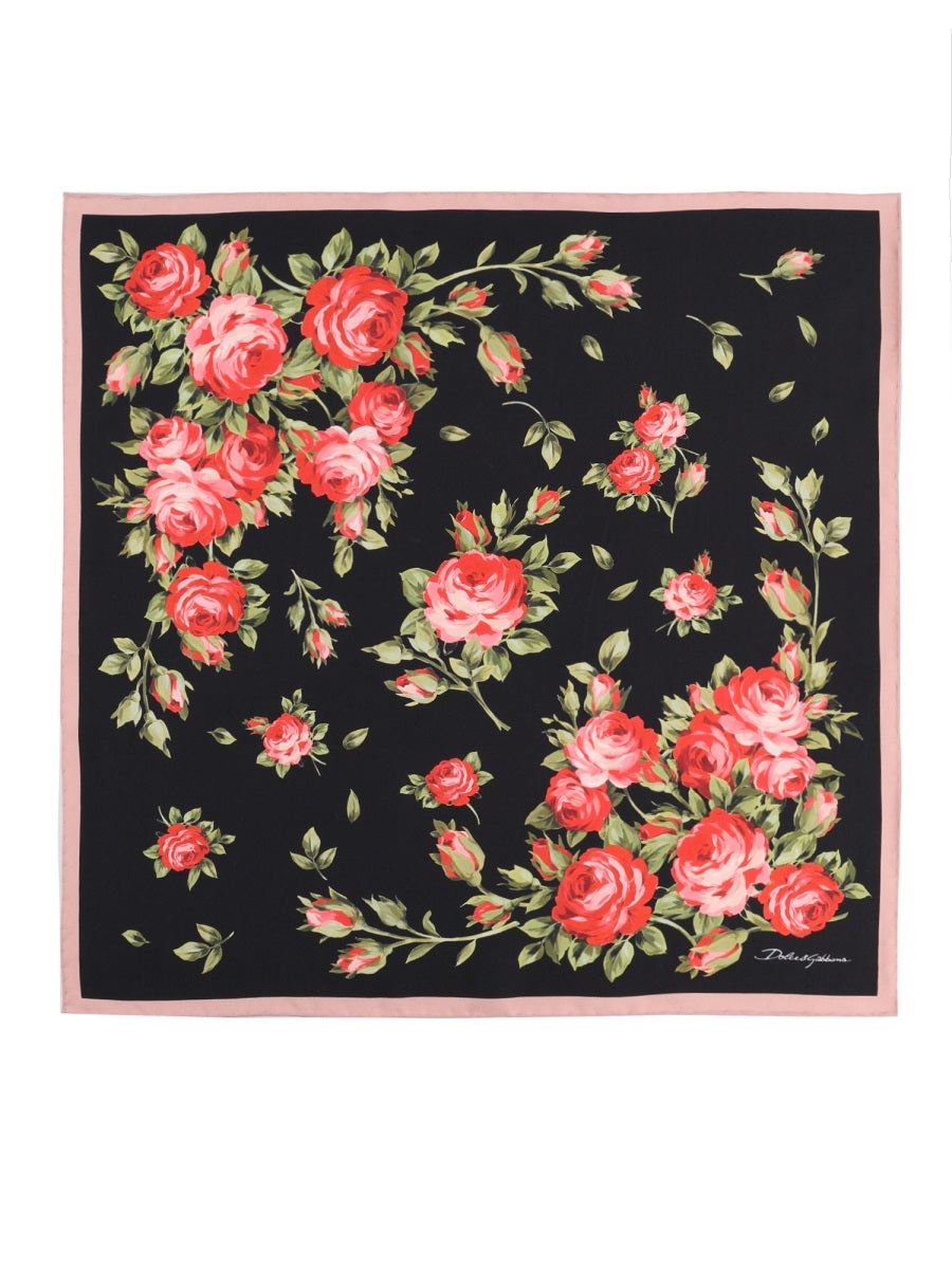 Dolce & Gabbana Women Silk Scarf DOLCE & GABBANA