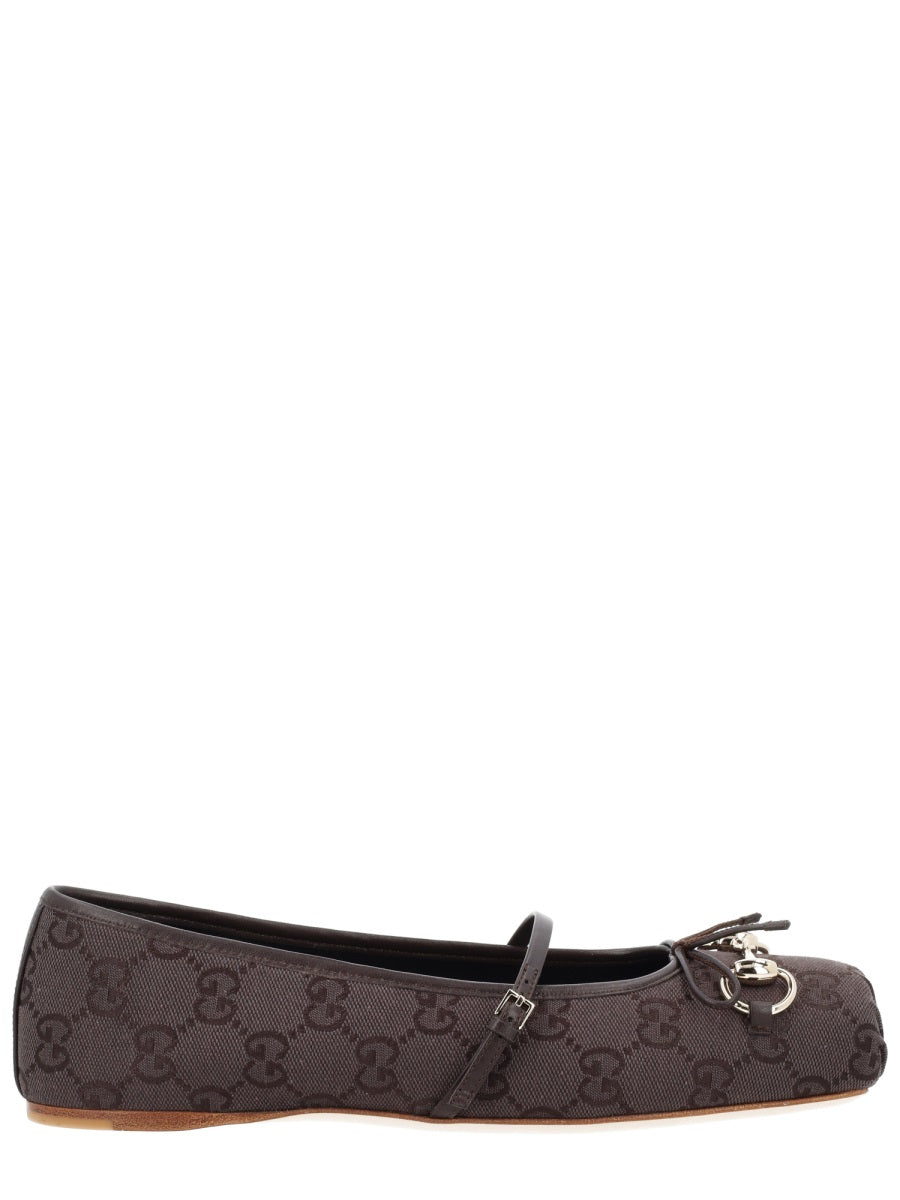 Gucci Women Ballerina With Clamp GUCCI