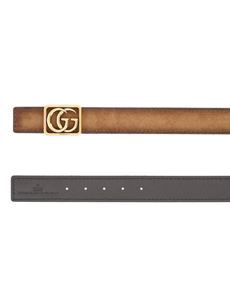 Gucci Men Reversible Belt "Gg Marmont"