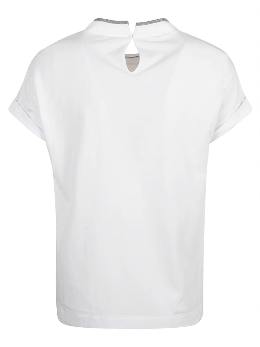 Brunello Cucinelli Women Cotton Jersey T-Shirt BRUNELLO CUCINELLI
