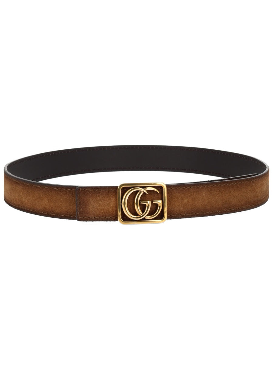 Gucci Men Reversible Belt "Gg Marmont"